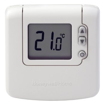 Комнатный термостат беспроводной Honeywell Home DT92, цифровой, с релейным блоком 230 В, белый